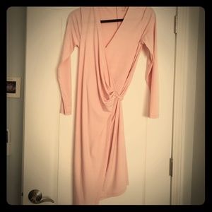 Pip and vine Rosie Pope Maternity  Dress Pink